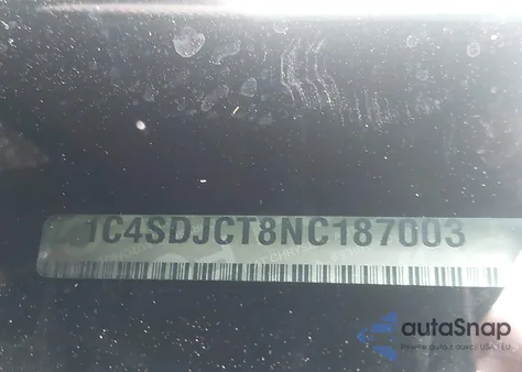 2022 Dodge Durango R/T Plus Awd z USA, uszkodzony, nr VIN 1C4SDJCT8NC187003